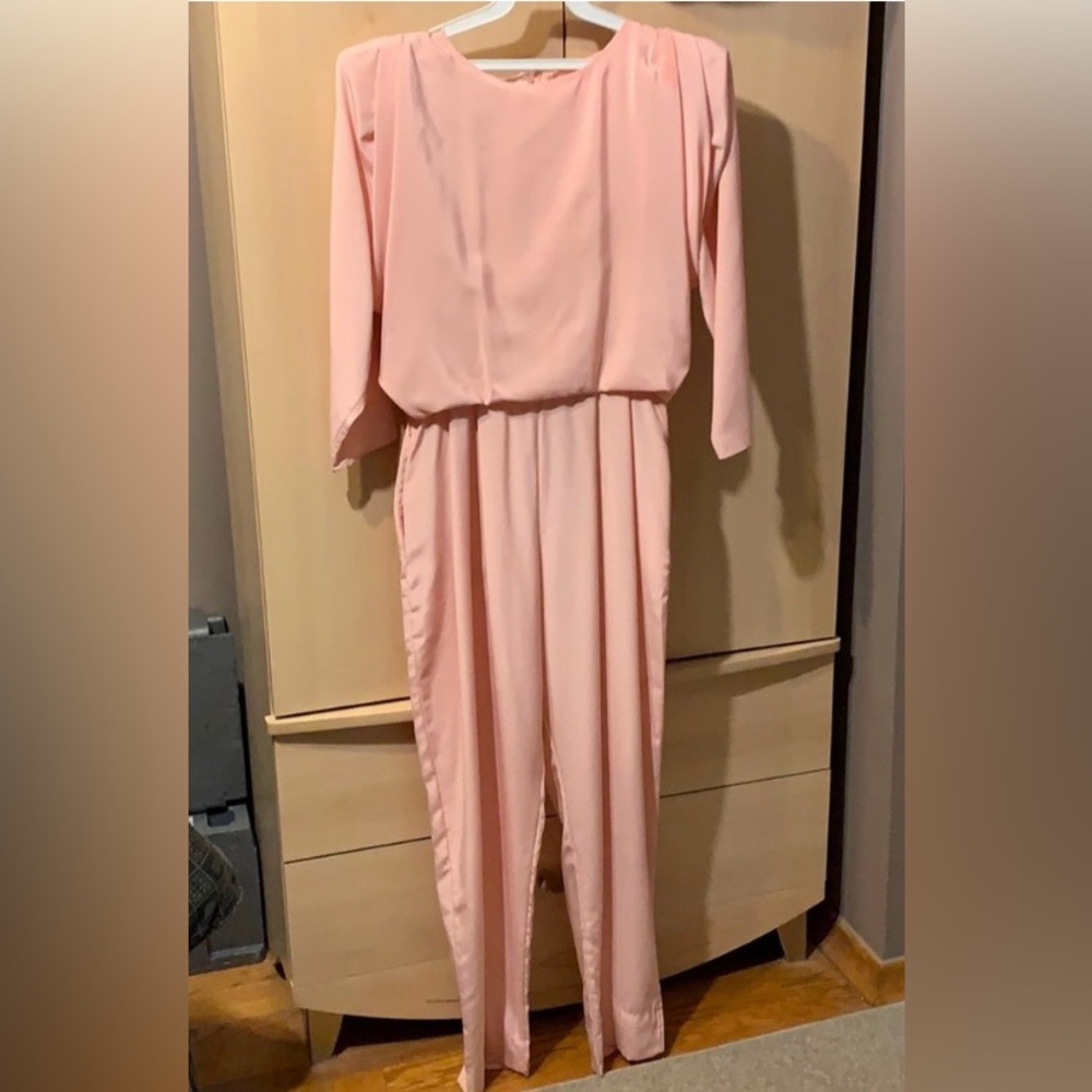 Elegant Peach/Pink Jumpsuit